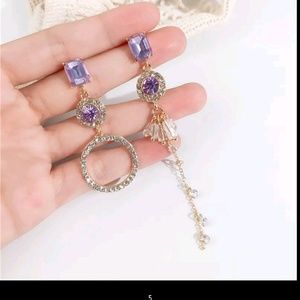 New collection Anny violet stone crystal